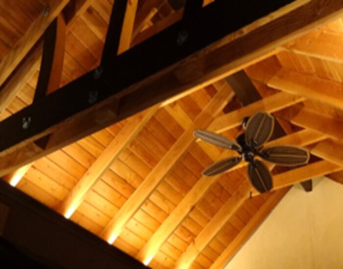 Custom LED Lit Outdoor Cabana