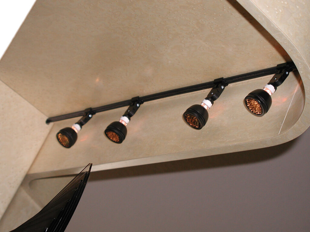 an image of living room cabinet lighting