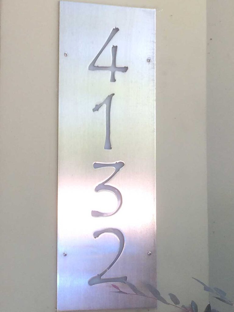 an image of a custom address light