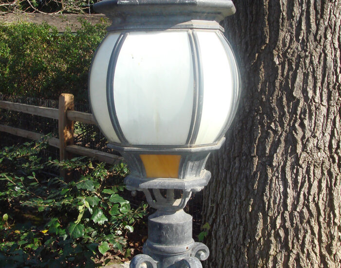 Customized Ornate Coach Light Modification